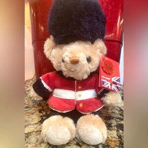 Vintage Keel Toys British Palace Guardsman Plush Bear